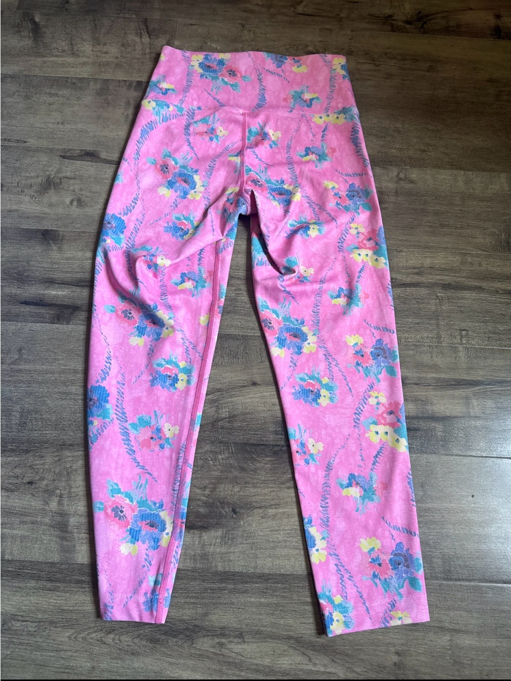 LoveShackFancy x Beach Riot Piper Legging Pink Floral XS Minor Flaw Cottagecore - Picture 2 of 7
